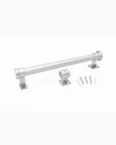 Imagen de tubo de aluminio junto a sus accesorios | Tubo de aluminio