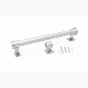 Imagen de tubo de aluminio junto a sus accesorios | Tubo de aluminio