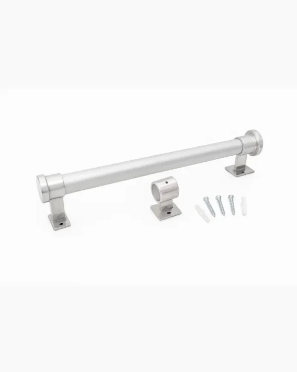 Imagen de tubo de aluminio junto a sus accesorios | Tubo de aluminio